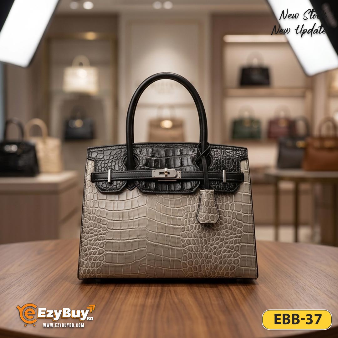 Crocodile Pattern Shoulder Bag For Lady With Zipper